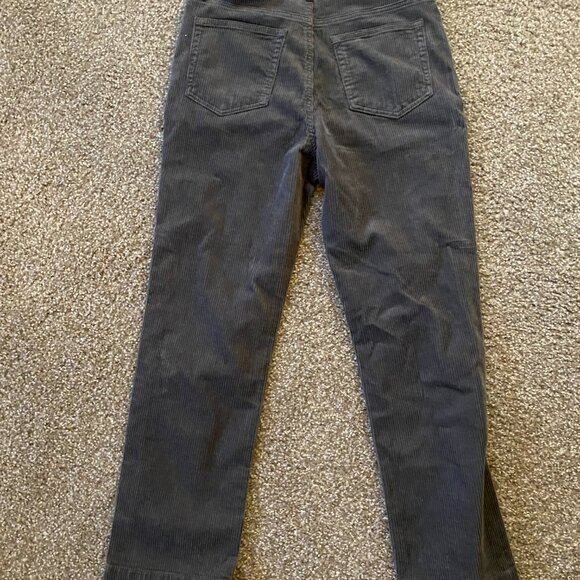 NWT Loft Women's Corduroy Pants Gray Size 28/6 Classic and Preppy - Picture 6 of 7